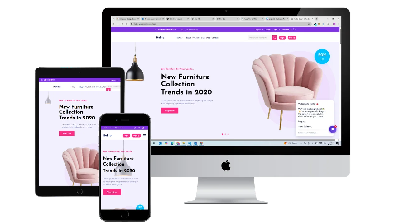 Full-Stack E-Commerce Platform - Project Preview