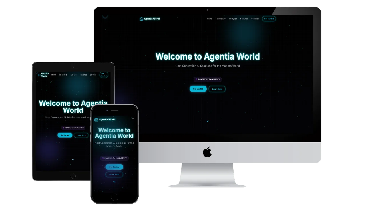Agentia World Website - Project Preview