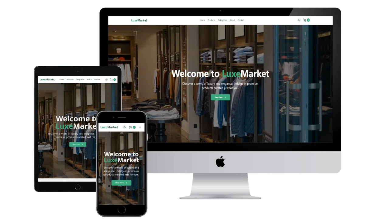 Luxe Market - Project Preview